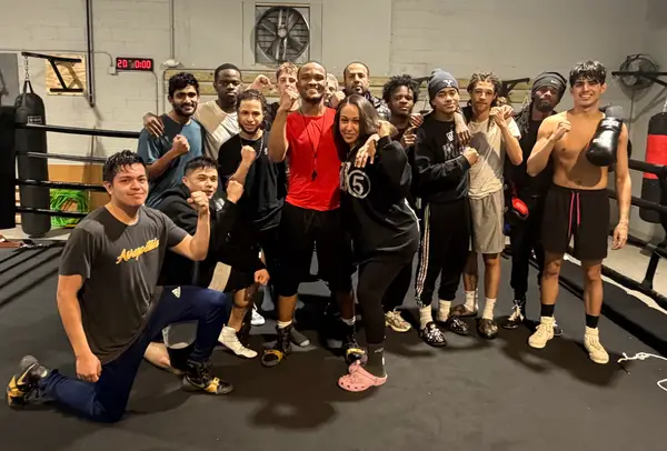 Coach Josh Boxing class group photo