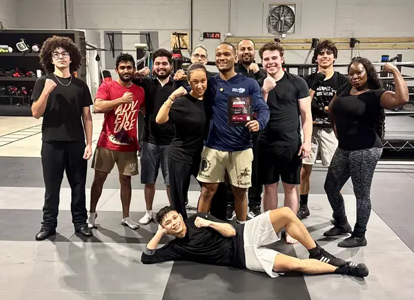 Coach Josh Boxing class group photo